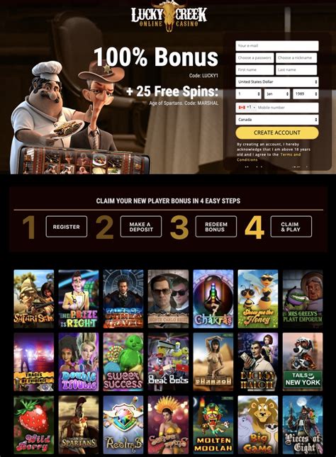 Lucky Creek No Deposit Bonus Codes 2019